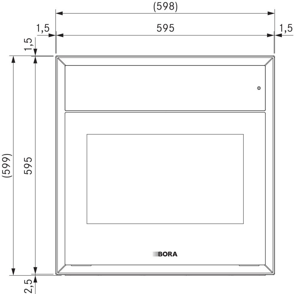Духовой шкаф-пароварка, встраиваемый, с подключением к воде BORA XBO