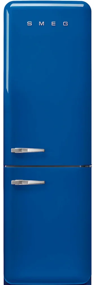 SMEG FAB32RBE6 Отдельностоящий двухдверный холодильник, стиль 50-х годов, 60 см, синий , No-frost, п