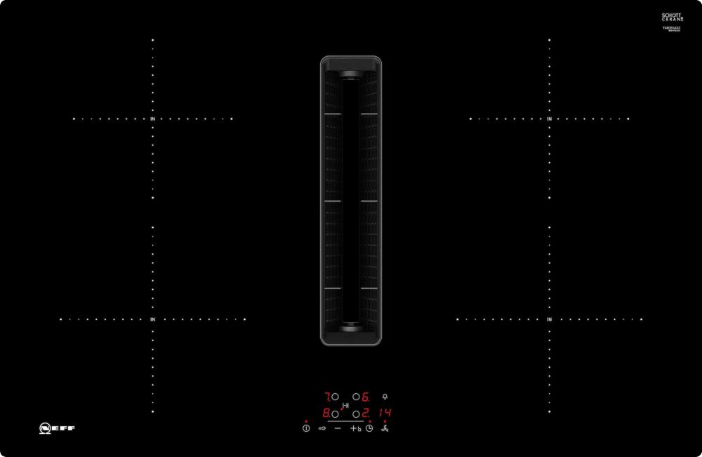 Индукционная варочная панель с вытяжкой T48CB1AX2 Neff