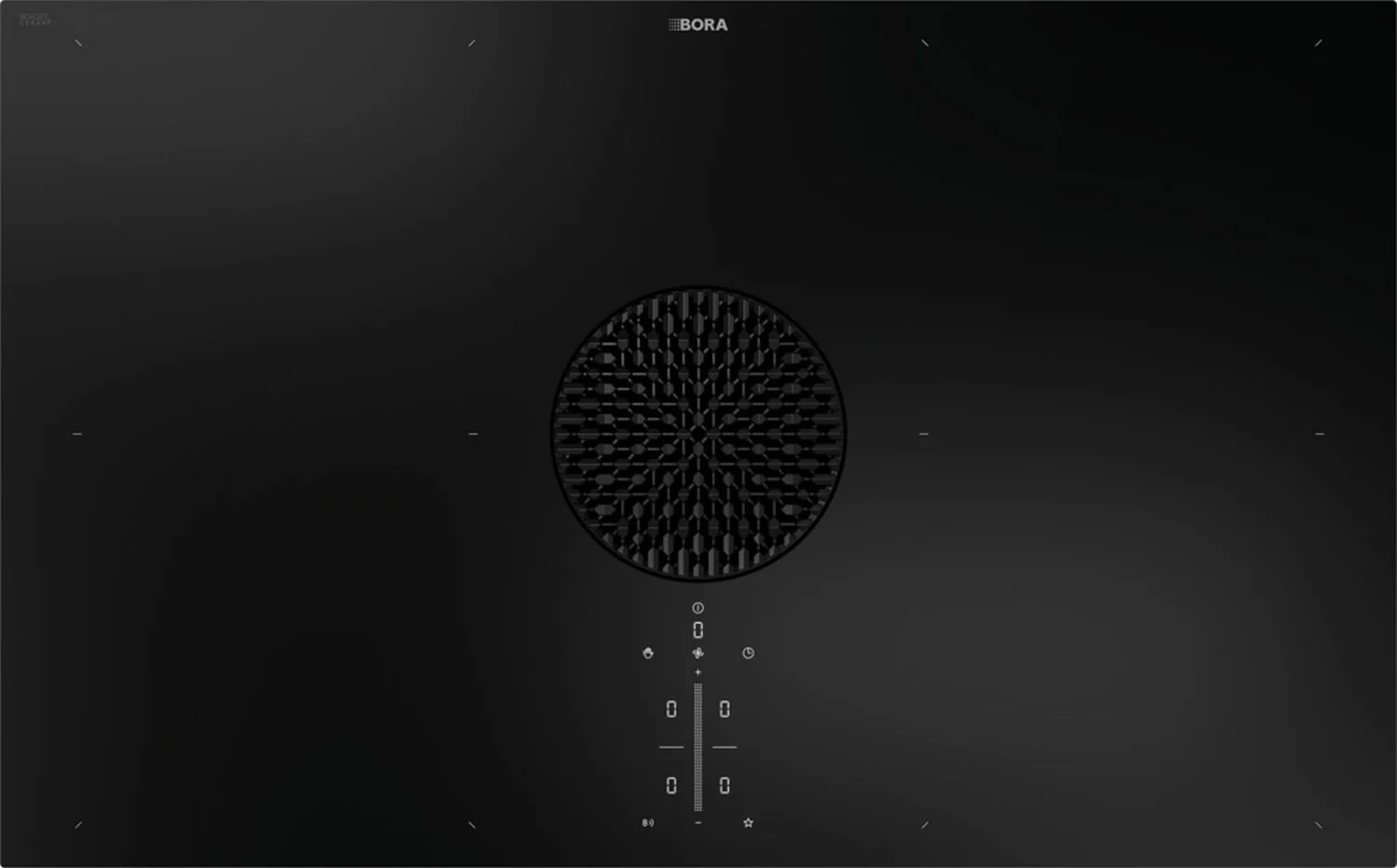 Сплошная индукционная варочная панель BORA X Pure 2 со встроенной вытяжкой / рециркуляцией воздуха. 