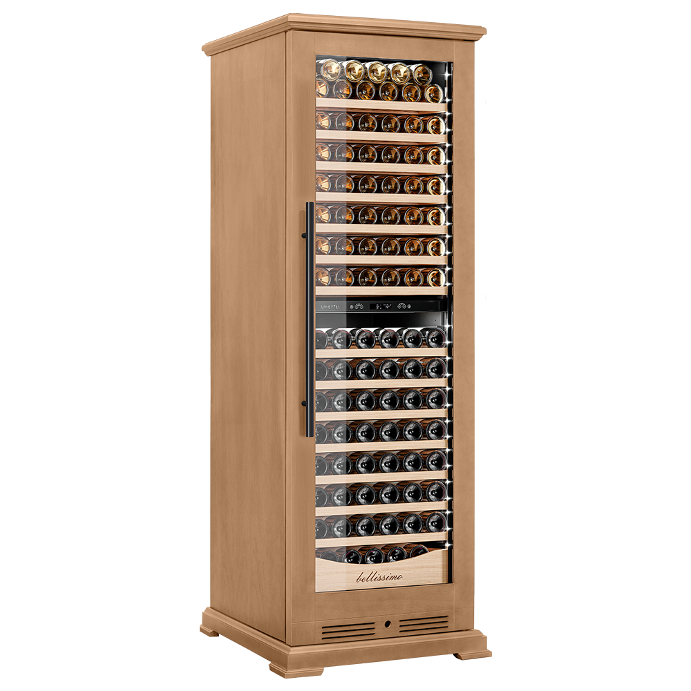 Винный шкаф компрессорный отдельностоящий Meyvel MV163PRO-KBT2 (Натуральный бук)